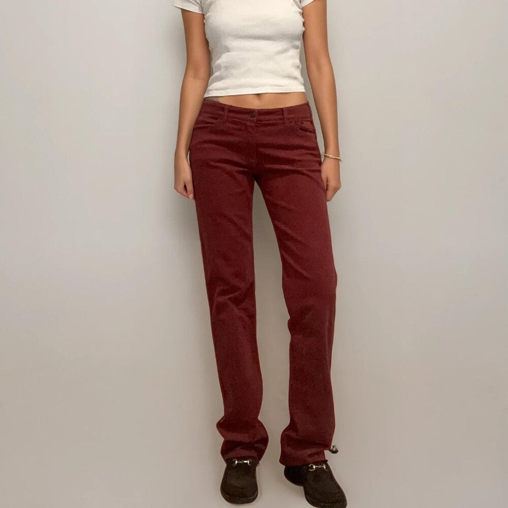 Etro Women's Burgandy Trousers (EU 50/US 14)